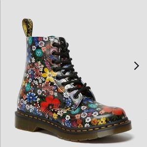 Dr. Martens (Like New) Floral Boots